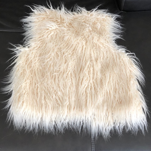 Anthropologie FirstFrost Vest Faux Fur By Hei Hei - Picture 3 of 6